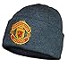 Manchester United FC Official Gift Knitted Bronx Beanie Hat Grey