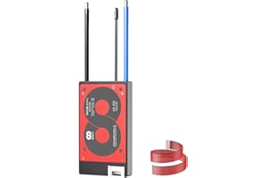 DALY 3S-24S BMS da 15A a 200A Scheda di protezione con filo di bilanciamento e sensore di temperatura per pacco batterie al litio (LifePO4 4S 12V, 20A)