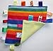 Baby taggie security comforter blanket -rainbow