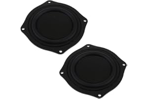 P Prettyia 2X Membrana Vibratoria de Altavoz de Bajo Radiador Pasivo Altavoz Woofer Instalación Eléctrica