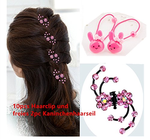 cuhair(TM) 10 Stück Frauen Mädchen Haarspange Haarnadeln Haarklammer Haarschmuck - 2