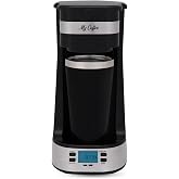 Mycoffee Touch MC-107 &Ccedil;elik Termos Bardaklı, 420ml Kapasiteli, LCD Ekranlı, 750W, Programlanabilir, Otomatik Filtre Kahve Mak