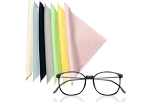 EODKSE Pack 7 Paños de Microfibra para Limpieza de Gafas, Pantallas, Lentes, Cámaras, Teléfonos y Tabletas - Lavables y en 7 Colores Diferentes,