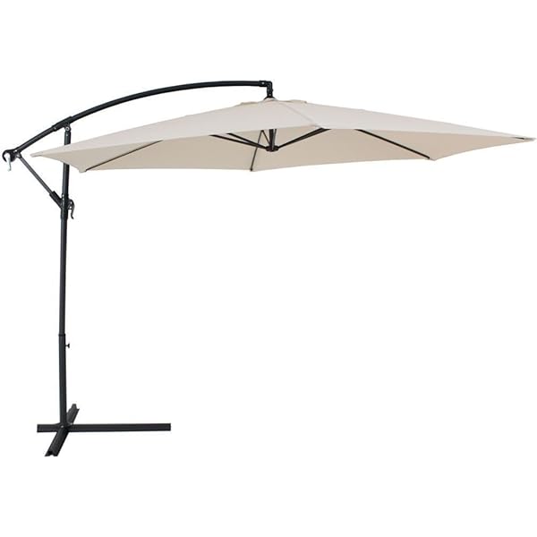 Ombrellone Da Giardino Anti Uv A Braccio In Alluminio A Palo Decentrato 3 5x3 5m Copenaghen Brown 87752730
