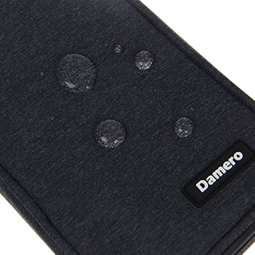 Damero Kleine Tasche für USB-Sticks und Speicherkarten, Aufbewahrungstasche Organiser Tasche für Zubehöre, Schwarz - 8