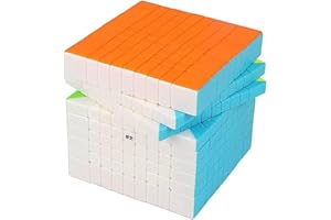 XMDCuber QY Toys Speed Cube 9 x 9 Stickerless, 75 mm Magic Cube 9 x 9 x 9 Puzzle Toys Difficult Challenge