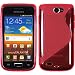 Produktbild PhoneNatic Case für Samsung Galaxy W Hülle Silikon pink S-Style Cover Galaxy W Tasche + 2 Schutzfolien
