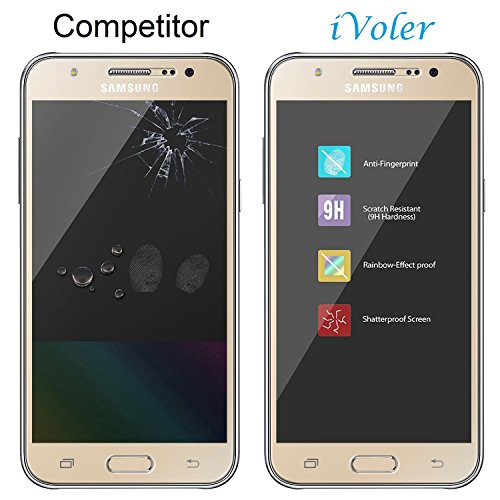  2 Pack  Samsung Galaxy J5 2015 Protector de Pantalla  iVoler  0 3mm Dureza 9H  Protector de Pantalla de Vidrio Templado Cristal Protector para Samsung Galaxy J5 2015 -Dureza de Grado 9H  Espesor 0 30 mm  2 5D Round Edge- Ultra-trasparente   Anti-golpe   Ajuste Perfecto   No hay Burbujas - Garant  a Incondicional de 18 Meses