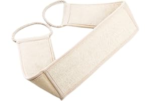 MAONATIVEY Luffa Rückenschrubber Schwamm, Double Side Luffa Schrubber, Rückenbürste Gürtel,Körperpflege Spa Massagegürtel für Duschen, Körperpflege, Peeling, Durchblutung