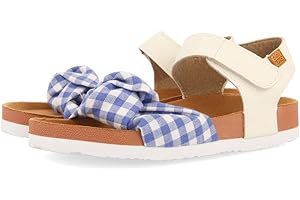 GIOSEPPO Chanclas DE Suela Bio con Tejido Tipo PAÑUELO con Cuadros DE Vichy para NIÑA WISNER