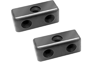 Merriway BH03417 (50 Pcs) Black Modesty Wood & Furniture Jointing Block Connector - Pack of 50 Pieces