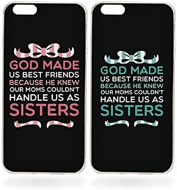 iPhone 6/6S Best Friend BFF Case-TTOTT 2x FASHION Cute BFF Cases God Made Us Best Friends Phone Covers for iPhone 6/6S birthday gift, best friends gift.