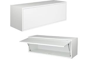 ‎PLATAN ROOM PLATAN ROOM Wall Cupboard, 100 x 35 x 35 cm, Kitchen Folding Cupboard, Cabinet for Bathroom, Hallway, Living Room