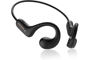 Nuroum OW10 Open-Ear Headphones Wireless, Bluetooth 5.3 Air Conduction Sports Earbuds, IPX6 Waterproof, Sweatproof, 10H Play for Running/Gym/Workout, Situational Awareness, Calling Noise Cancellation