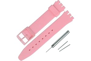 Rihahisy Sostituzione cinturino in gomma siliconica/cinturino per orologio per Swatch