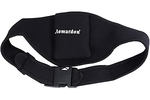 DESCONOCIDO Generic Cinturón ajustable para micrófono, correa para la cintura para transmisor de micrófono vertical inalámbrico, teléfono móvil, riñonera para fitness, yoga, jogging, riñonera, color negro