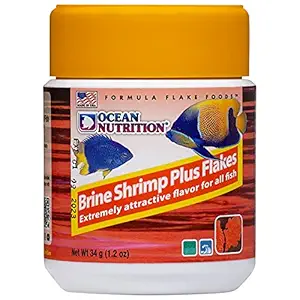 Ocean Nutrition Brine Shrimp Plus Flakes, 34 g