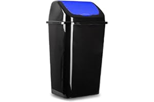 Acan Tradineur - Pattumiera con coperchio basculante per il riciclaggio - Realizzata in plastica - Capacità: 30 litri - Riciclaggio per carta - 59 x 40 x 33 cm