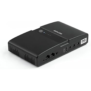 TONIXY UPS 5V2A Con Batteria 3200mAh – Gruppo Di Continuità Per Fotocamere E Modem (Alimentatore Intelligente USB)