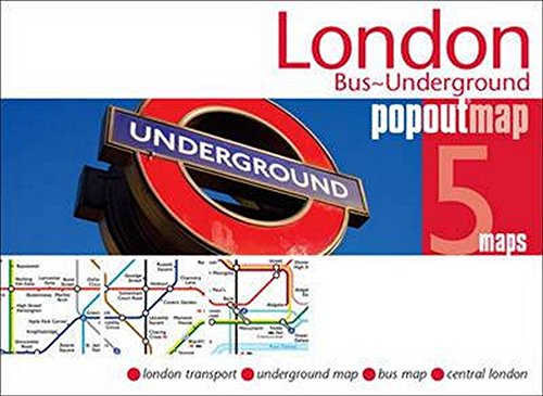Preisvergleich Produktbild London Bus Underground PopOut Map (Popout Maps)