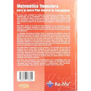 Matemática financiera para el nuevo Plan General de Contabilidad