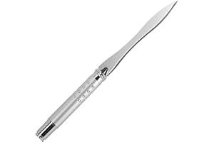 CaLeQi Mango Abrecartas cuchillo Acero Inoxidable Cuchillo Dividir Archivo Sobres Papelería Mango Portátil Abre Sobres para la Escuela Hogar Trabajo Usos