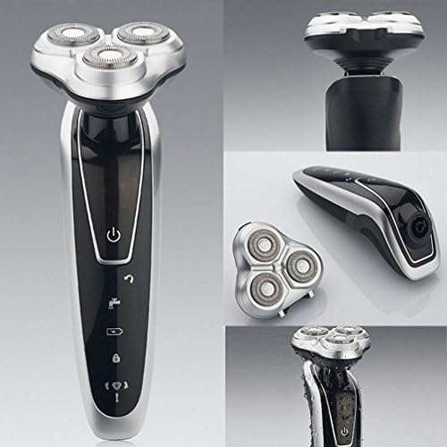 WW Electric Shaver 4D Body Wash Shaving Razor Charge Razor Electric Beard Knife , Silver,silver