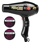 Sólo pesa 490 gramos Parlux 3200 - Secador de pelo, 1900 W, color negro