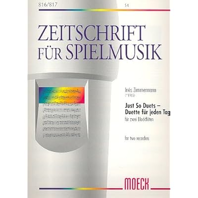 Download Just So Duets Duette Fur Jeden Tag Fur 2 Blockfloten S A 2 Spielpartituren Pdf Chandercorn