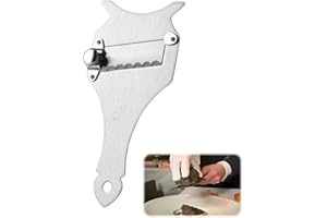 HUGFADS Affetta Tartufo Grattugia, Affetta Tartufi, Grattugia per Tartufo, Grattugia Taglia Tartufi, Grattugia Cioccolato Professionale in Acciaio Inossidabile, Strumento da Cucina Multifunzione (Argento)