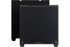 LANKEGU Piastra di Costruzione PEI Liscia per K1 Max, Stampante 3D Superficie PEI Liscia Piastra in Acciaio per Molle e Base Magnetica Piattaforma del Letto di Stampa per K1 Max 315 X 310mm