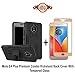 GOELECTRO MOTO E4 PLUS Back Cover / E4 PLUS (COMBO OFFER) Hard Armor Hybrid Bumper Flip Stand Rugged Back Case Cover For MOTO E4 PLUS / E4 plus with Free Full Coverage 2.5D Curved Tempered Glass Screen Protector (Gold) RS.349.00
