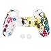 Produktbild Anti-Rutsch-Multicolor-Silikon-Schutzhülle 2 Joystick Caps Für 4 PS4 Controller