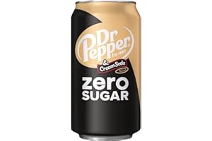 Dr. Pepper USA Zero Sugar Cream Soda (12 x 0,355 Liter Dosen) inkl. gratis Fivestar kugelschreiber