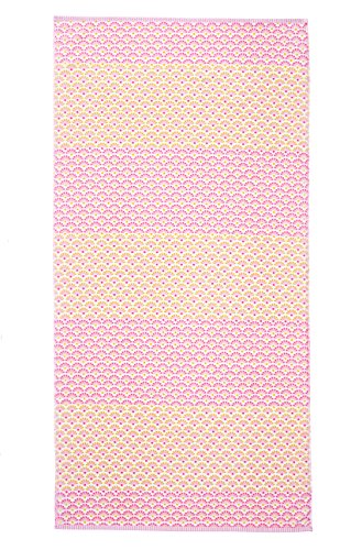 Pip Studio 260338202001 Blooming Tails Handtuch, Baumwolle, pink, rose, 70x140 cm