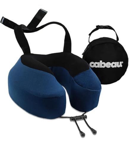 U-vormig Reiskussen Met Slaapmasker En Oordopjes Voor Optimale Nekondersteuning In Vliegtuig En Auto