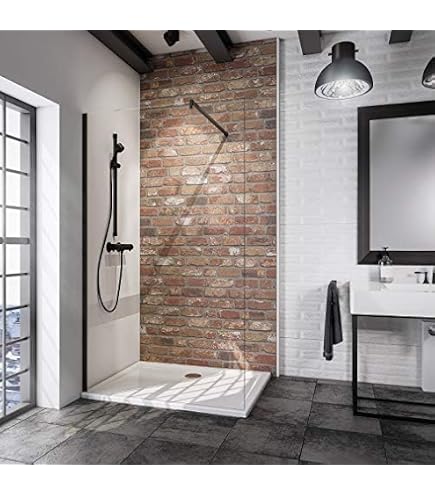 BERNSTEIN - Paroi De Douche Verre Cabine De Douche Intégrale Parre Douche Angle Portes Pliantes - Toutes Largeurs - 90x100cm - Chrome - Etanche, Profil Alu, Nano-revêtement, Poignée Acier - NT213