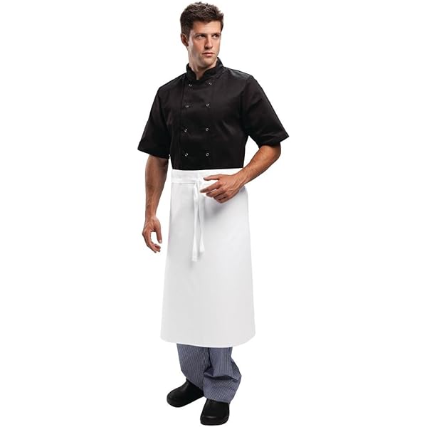 FunChaos 4 Pack Chef Schort, Verstelbaar Schort met 2 Zakken, Unisex Gepersonaliseerd Schort voor Koken, Keuken, Restaurant