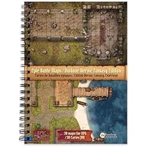 Libro Da Gioco: Dungeons – 30 Mappe Di Battaglia In Formato A3 (305x420 Mm) – Copertina Rigida – Forgia Di Epic - 3
