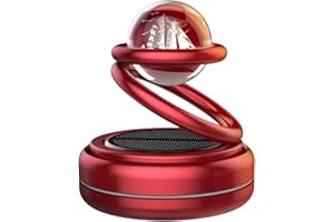 HDAKDDHG Mini Portable Kinetic Heater, Auto Rotating Solar Double Ring Heater, Auto Rotating Solar Double Ring Heater, Kinetic Heater for Ehicles, For Car, Living Rooms, Bathrooms