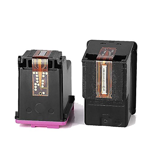 2x 301 Tintenpatronen für HP OfficeJet 4630 / 4632 / 4639 (301 XL Schwarz,Farbe) kompatibel - 5