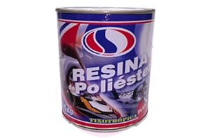 PLAINSUR Resina DE Poliester 1 KG + CATALIZADOR