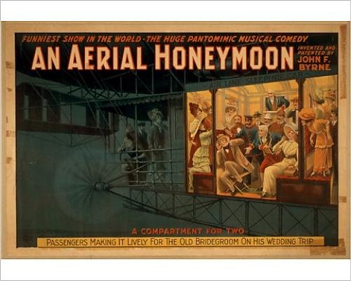 Download Photographic Print of An Aerial honeymoon invented and patented by John F. Byrne Download Photographic Print of An Aerial honeymoon invented and patented by John F. Byrne