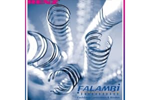 FALAMBI 100 RENZ Drahtbinderücken 8,0 mm, bis max. ca. 60 Blatt, silber blank(metall)