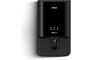 Havells Aquas Lite Water Purifier, UV + UF Purification, 4-stages, 7L Storage, Ideal for Municipal Water, Significant water savings, BIS Approved, Black