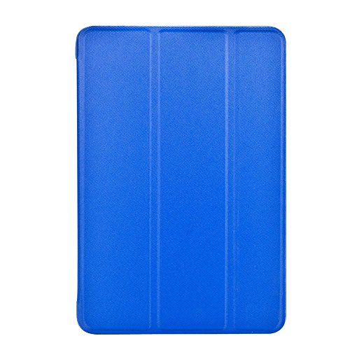Khomo iPad Mini 1, 2, 3 Hülle Case Dunkelblau Gehäuse mit doppelten Schutz ultra dünn und leicht, Smart Cover – Italic Dark Blue - 2