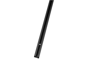 ‎SLV SLV 1Phasen Aufbauschiene | Hochvolt-Stromschiene, Aufbau-Schiene, Schiene zur Montage an Wand oder Decke, Stromschienen-System, Anschluss für 1P Schienen-Strahler | 2m, schwarz