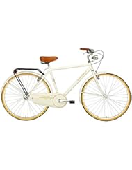 'Bicicleta Cicli Adriatica Week End de hombre, estructura de acero, rueda de 28, monomarcia, 2 colores disponibles, crema