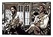 Produktbild - Bud Spencer E Terence Hill QUADRO - Druck auf Leinwand, Stretched Canvas Print, Druck Auf KEILLENWAND, Impression Sur Toile - Reproduktion vom Originalgemälde 70 X 42 CM CON TELAIO