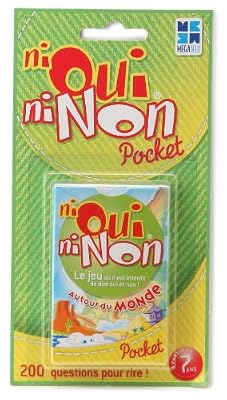 Megableu - 678053 - Jeu de voyage - Pocket Ni Oui Ni Non thématique Découverte du monde